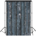 Rustic Distressed Wood Backdrop Photography Background #1789 Gray With Snow