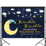 Twinkle Twinkle Little Star Baby Shower Gender Reveal Party Backdrop Decoration Dessert Table Photography Background 7x5 feet