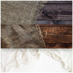 Rustic Distressed Burla Wood Backdrop Photography Background 5x3feet #1810 1811 1812 3-pack
